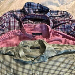 Men’s Ralph Lauren Performance Long sleeve button down shirts 3XLT. 4 shirts.